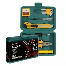 Набор инструментов в кейсе lom, подарочная упаковка, 11 предметов