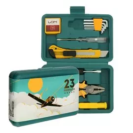 Набор инструментов в кейсе lom, подарочная упаковка, 11 предметов