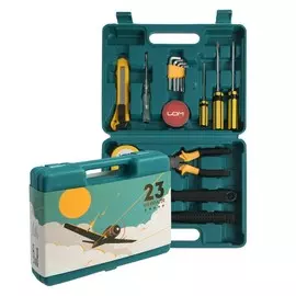 Набор инструментов в кейсе lom, подарочная упаковка, 15 предметов