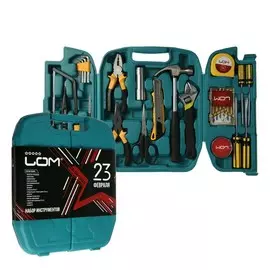 Набор инструментов в кейсе lom, подарочная упаковка, 27 предметов
