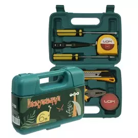 Набор инструментов в кейсе lom, универсальный, подарочная упаковка, 7 предметов