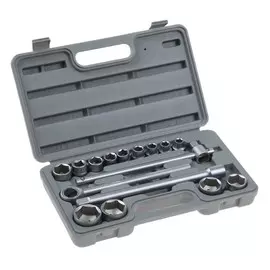 Набор инструментов в кейсе tundra, автомобильный, закаленная сталь, 1/2