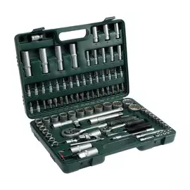 Набор инструментов в кейсе tundra, автомобильный, crv, 12-гранные головки, 94 предмета