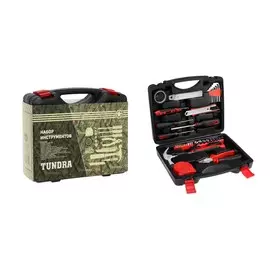 Набор инструментов в кейсе tundra, подарочная упаковка, универсальный, 46 предметов