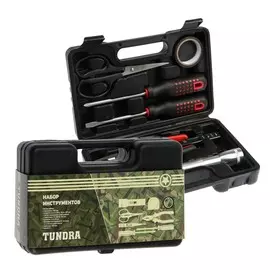Набор инструментов в кейсе tundra, подарочная упаковка, универсальный, 8 предметов