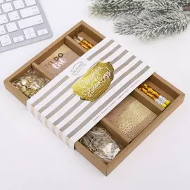 Набор канцелярских товаров в коробке, 17 х 2 х 20,4 см