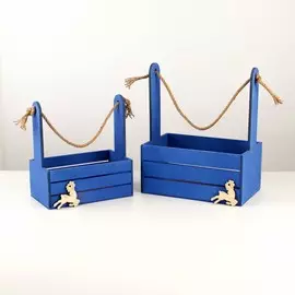 Набор кашпо 2 в 1 с шильдиком