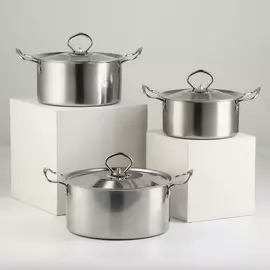 Набор кастрюль из нержавеющей стали