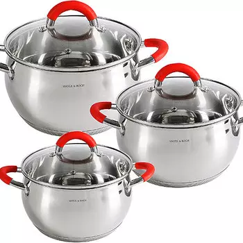 Набор кастрюль из нержавеющей