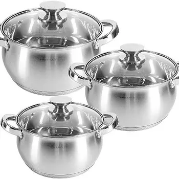 Набор кастрюль из нержавеющей