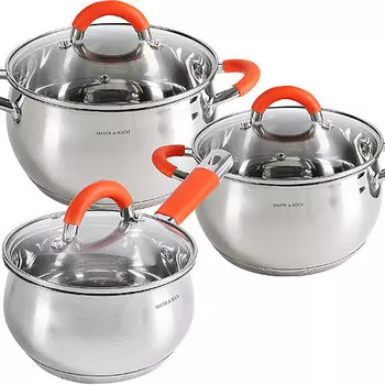 Набор кастрюль из нержавеющей