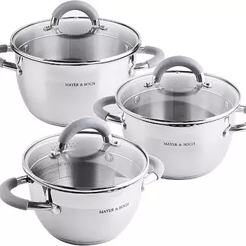 Набор кастрюль из нержавеющей