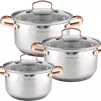 Набор кастрюль из нержавеющей