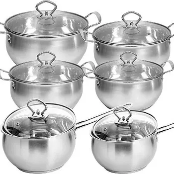 Набор кастрюль из нержавеющей