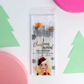 Набор кистей для маникюра beauty city, 15 штук