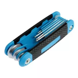 Набор ключей имбусовых складных тундра, с шаром, 1.5 - 8 мм, 8 шт.