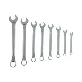 Набор ключей комбинированных tundra, хромированные, 6 - 19 мм, 8 шт.