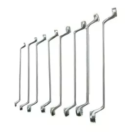 Набор ключей накидных коленчатых tundra, хромированные, 6 - 22 мм, 8 шт.