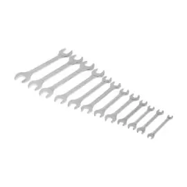 Набор ключей рожковых в холдере tundra, хромированные, 6 - 24 мм, 12 шт.