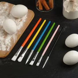 Набор кондитерских кисточек для декорирования доляна