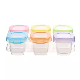 Набор контейнеров для хранения детского питания, 60 мл, 6 шт., на подставке