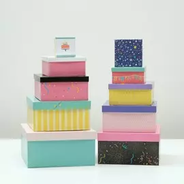 Набор коробок 10 в 1