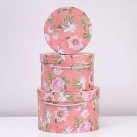 Набор коробок 3 в 1, 27 х 27 х 14 - 21 х 21 х 11 см