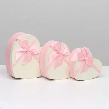 Набор подарочных коробок сердце 3 в 1, 22209 - 16146 см