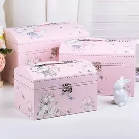 Набор коробок 3 в 1, сундук, 30 х 20 х 19.5 - 26 х 17.5 х 17.5 - 22 х 15 х 15 см