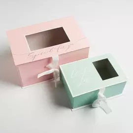 Набор коробок подарочных 2 в 1 gift, 22 × 15 × 10, 30 × 20 × 15 см