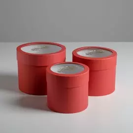 Набор коробок с pvc-окном 3 в 1