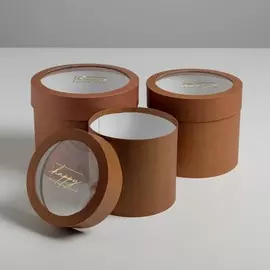 Набор коробок с pvc-окном 3 в 1