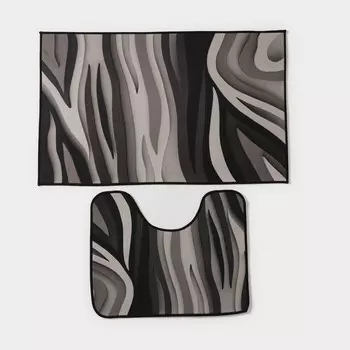 Набор ковриков для ванной и туалета доляна