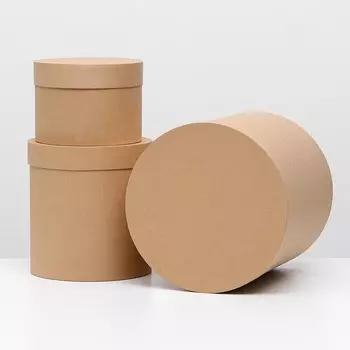 Набор круглых коробок 3в1