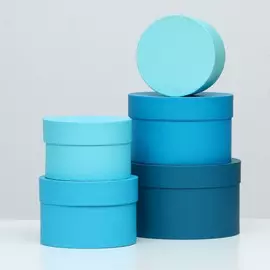 Набор круглых коробок 5 в 1