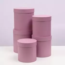 Набор круглых коробок 5 в 1