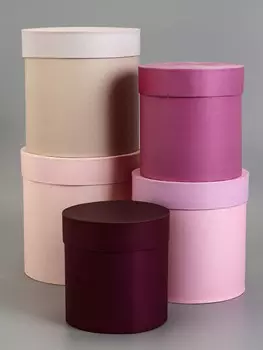 Набор круглых коробок 5 в 1