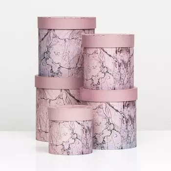 Набор круглых коробок 5в1