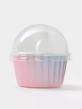 Набор крышек к формам для выпечки доляна, 25 шт., d=6.8 см, h=3.9 см, пластик, прозрачный