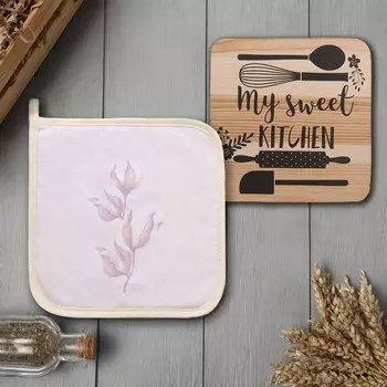 Набор кухонный прихватка подставка