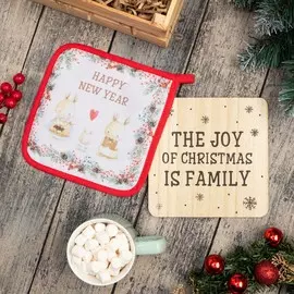 Набор кухонный подставка прихватка