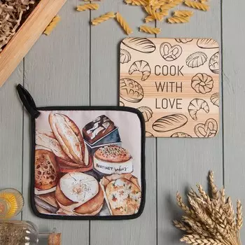 Набор кухонный прихватка подставка