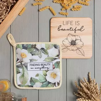 Набор кухонный прихватка подставка