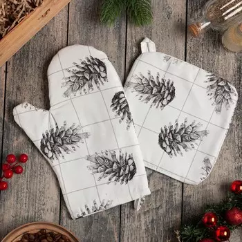 Набор кухонный варежка прихватка