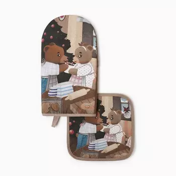 Набор кухонный варежка прихватка