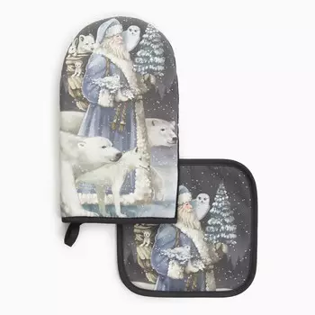 Набор кухонный варежка прихватка