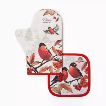 Набор кухонный варежка прихватка