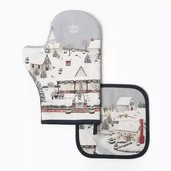 Набор кухонный варежка прихватка