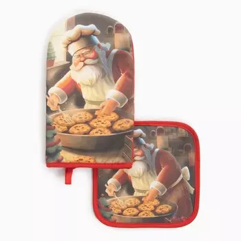 Набор кухонный варежка прихватка