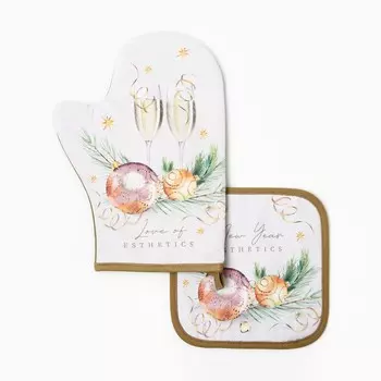 Набор кухонный варежка прихватка